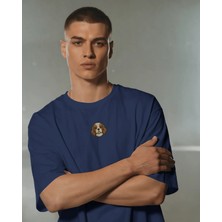 Muhtar Store Cavalier King Charles Köpek Baskılı Unisex Oversize Tişört – Minimal Sevimli Spaniel Tasarım