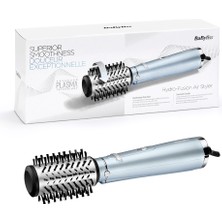 BaByliss Hydro-Fusion 700W İyon Etkili Hava Üflemeli Döner Başlıklı Saç Şekillendirici Fırça Mavi AS773E