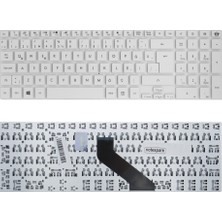 Notespare Acer Uyumlu Aspire V3-571G-736B8G1TMAII, V3-571G-736B8G50MAII, V3-571G-736B8G75MAII Klavye Tr Beyaz