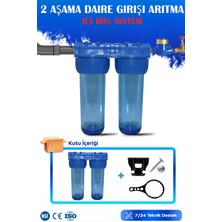 Watermelon Daire Bina Sayaç Girişi 2 Aşama Su Arıtma Sistemi (Içi Boş)