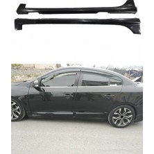 🚗 Renault Fluence Yan Marşpiyel (Plastik) | Şık & Dayanıklı Araç Süsleme | Boyasız