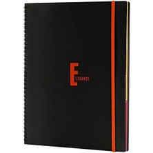 Elegance A5 Defter Kareli 160 Syf Spiralli