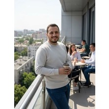 Urumday Genel Erkek Basic Yuvarlak Yaka Battal Pike Kazak