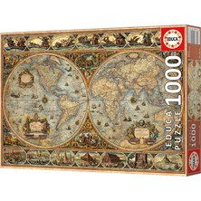 Educa 1000 Parça Orbis Terrarum Puzzle - 20173 - Dünya Haritası Puzzle
