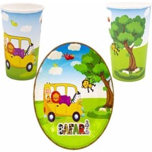 Tabak Bardak Set 8 Adet