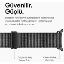 Galaxy Ultra 47MM ile Uyumlu Delikli Model Trail Loop Yumuşak ve Hafif Kumaş Kordon
