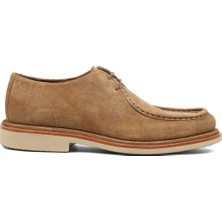 Celal Gültekin Erkek Taba Bağcıklı Süet Deri Ayakkabı