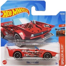 - Track Manga - Spoiler Alert 1/5 - HCW97 - Short Card - Kırmızı - Mattel 2022