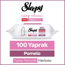 Sleepy Meyve Serisi Yüzey Temizlik Havlusu Mendili Pomelo 100 Yaprak