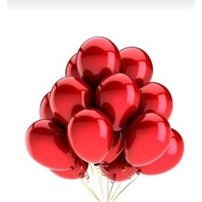 gemar krom balon,metalik kırmızı 13 inç krom balon kapyalı .50 adet.