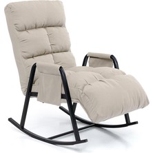 Pafu Lena Outdoor Bahçe Su Geçirmez Fonksiyonel Sallanan Koltuk - Bej