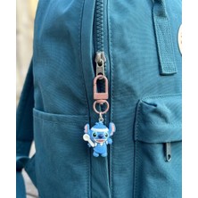 Winy Concept Stitch Aşçı Figürlü Çanta Süsü ve Anahtarlık - Sevimli Mavi Karakter Kaşıklı Aksesuar 2.5 cm