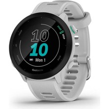 Garmin Forerunner 55, Gps Daily Önerilen Workouts, Up To 2 Haftalık Battery Life, Beyaz Bir Boyut (Yenilendi)