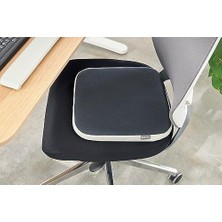 Ergo Balance Oturma Minderi, Ofis Sandalyeleri Için Ergonomik Hava Yastığı, Optimum Oturma Duruşu ve Siyatik Rahatlatıcı, Vücut Duruşunu Destekler, Ergo-Serisi, Kumaş Kılıf Kadife Grisi,