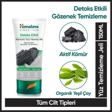Himalaya Detoks Etkili Arındırıcı Yüz Yıkama Jeli, Aktif Kömür, Yeşil Çay, Parabensiz, Tüm Ciltler, 150 ml