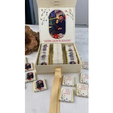 BuSeCe Isme Özel Çeyiz Bohçası Çikolata Kutusu 50 Adet