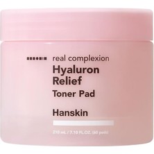Hanskin Hyaluron Relief Toner Pad-Rahatlatıcı-Nemlendirici-Yatıştırıcı Toner Ped 210ML (60PCS)
