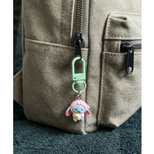 Winy Concept Pembe Stitch Angel Figürlü Çanta Süsü ve Anahtarlık - Sevimli Peluş Kostümlü Çanta Aksesuarı