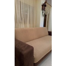 Lunga Vita Çita Koltuk Örtüsü Lüks Keçeli Alt Kumaş Kaymaz Koltuk Örtüsü 175X220 Oturma Yeri ve Sırtını Kapatır