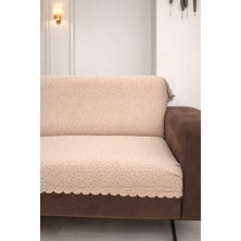Lunga Vita Çita Koltuk Örtüsü Lüks Keçeli Alt Kumaş Kaymaz Koltuk Örtüsü 175X220 Oturma Yeri ve Sırtını Kapatır