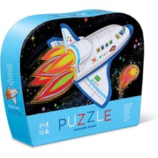 Crocodile Creek Mini Puzzle - 12 Parça - Roket