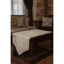 Lunga Vita Buldan Dokuma Fiskos Masa Sehpa Örtüsü %100 Pamuklu 150X40