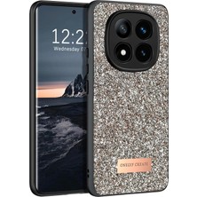 Mey İthalat Mey Ithalat®  Xiaomi Redmi Note 14 Pro 4g Bright Simli Kapak - Gold