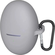 Mey İthalat Mey Ithalat®  Huawei Freebuds 6 Hang Kılıf - Bej