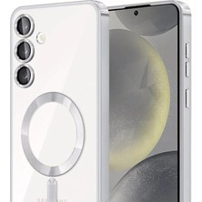 Mey İthalat Mey Ithalat®  Samsung Galaxy A15 4g Kross Magneticsafe Kapak - Gümüş