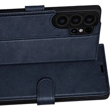 Mey İthalat Mey Ithalat®  Samsung Galaxy S26 Ultra Trend S Plus Kapaklı Kılıf - Lacivert