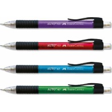 Faber-Castell 0,7 Uç Boyutlu Mavi Mekanik Kurşun Kalem Ergonomik Tasarım ve Kaymaz Yüzey