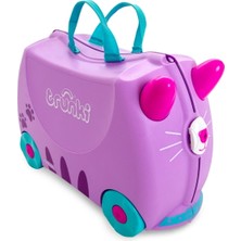 Trunki Mor Kedi Cassie Çocuk Bavulu 18 L Sevimli Desen ile Eğlenceli Seyahat Deneyimi