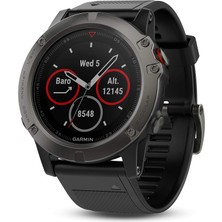Garmin Altı 5x Sapphire Gps Watch - Slate Gray Black Band (Yenilendi)
