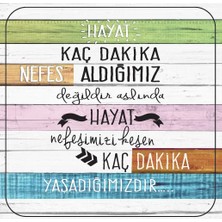 Funtasbig Hayat Kaç Dakika Bardak Altlığı 2li