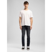 Lee Cooper Jeff Erkek Skınny Süper Dar Kesim Normal Bel Dar Paça Jean Pantolon Gri