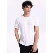 Jeep Kırık Beyaz Erkek Relaxed Baskılı T-Shirt J6SM-TST7675