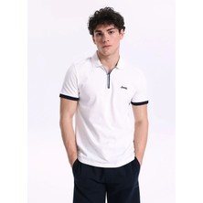 Jeep Kırık Beyaz Erkek Polo T-Shirt J4SM-TST7233