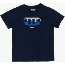 Jeep Lacivert Erkek Çocuk Baskılı T-Shirt J6SB-TST7680
