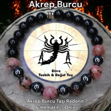 Akrep Burcu Doğal Taş Bileklik
