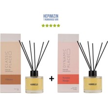 Bargello Odunsu Classic Place + Karpuz Mango Dynamic Place Dekoratif Ortam Kokusu 120 ml - Bambu Çubuklu