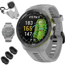 Garmin 010-02746-01 Yaklaşım S70 42 mm Premium Gps Golf Watch, Toz Grey Band Sche With Deco Essentials Şarj Dock, 3x Dust Cover ve 1.4 Inç Ekran Koruyucu