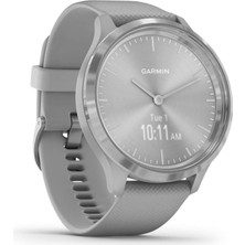 Garmin Vivomove 3, Hybrid With Real Watch Hands And Hidden Touchscreen, Silver With Gray Case And Band (Renewed)
