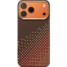 iPhone 17 Pro Max Uyumlu Kılıf M-Safe Özellikli Raptic Aramid Skin Serenity Serisi Kapak Kahverengi