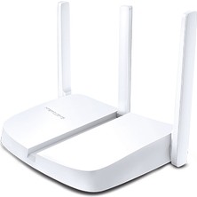 Tuba Toptaş Mercusys MW305R, 4port, 300MBPS, 2.4ghz Wifi, Masaüstü, Megabit, Router
