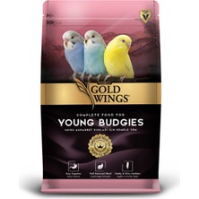 Gold Wings Yavru Muhabbet Kuşu Yemi 1 kg Tanecikli İçerik ile Besleyici ve Tam Yem