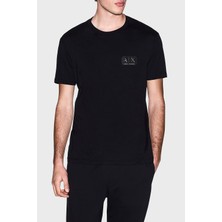 Armani Exchange Logolu Pamuklu Regular Fit Bisiklet Yaka T Shirt Erkek T Shirt XM002178 AF12308 UC001