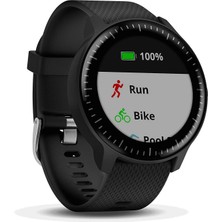 Garmin Vivo 3 Music Gps 010-N1985-01, Black With Silver Hardware, Music Storage And Playback