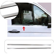 Brsplast Volkswagen Crafter Uyumlu 2017 ve Üzeri Krom Cam Çıtası 2 Parça Paslanmaz Çelik