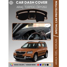 E-BİZ Skoda Yetı (2009-2017) Torpido Örtüsü Ön Göğüs Halı Torpido Koruma Tam Uyum Kaymaz Uv Koruma