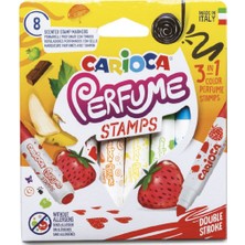 Carioca Kokulu Damgalı Jumbo Keçeli Kalemi 8Li